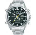 Lorus RW663AX9 Mens Watch Analog-Digital Budík Chronograph 45mm 10ATM