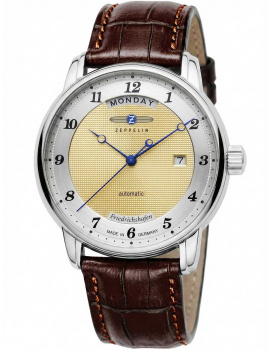 Zeppelin 8562-5 Mens Watch Friedrichshafen Automatic 40mm 5ATM
