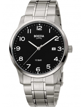 Boccia 3621-01 men`s watch titanium 40mm 10ATM