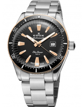 Edox 80126-357RNM-NIRB Skydiver Automatic Mens Watch Limited Edition 42mm