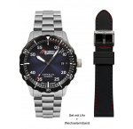 Zeppelin 7268M-3-Set Eurofighter Typhoon Automatic Mens Watch 43mm 20ATM