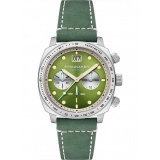 Spinnaker SP-5068-06 Mens Watch Hull Chronograph Shire Green 42mm 10ATM