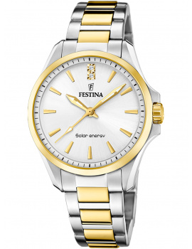 Festina F20655/2 Slnečný pohon Energy Ladies Watch 35mm 5ATM
