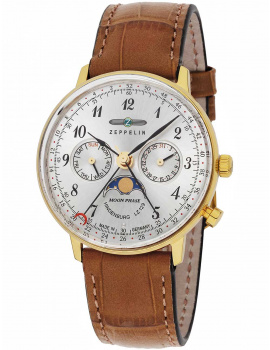 Zeppelin 7039-1 Hindenburg Moonphase 3 ATM 36 mm