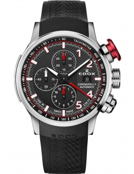 Edox 01129-TRCA-NCAR Chronorally Automatic Mens Watch 45mm 10ATM