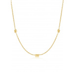 ANIA HAIE N038-02G Smooth Twist Ladies Necklace, adjustable