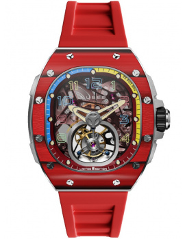 Nubeo NB-6108-03 Mens Watch Viper Tourbillon Limited 43mm 5ATM