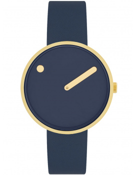 Picto 34018-6714G Unisex Midnight Blue 34mm 5ATM