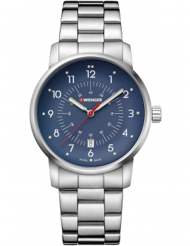 Wenger 01.1641.118 Avenue men`s 42mm 10ATM