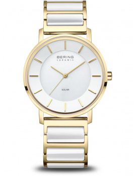 Bering 19535-714 Ladies Watch Slnečný pohon Keramika 35mm 3ATM