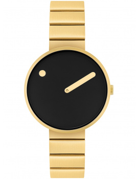 Picto 34087-2914 Brushed Gold 34mm 5ATM
