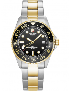 Swiss Alpine Military 7052.1142 Mens Watch Nautilus GMT 42mm 10ATM