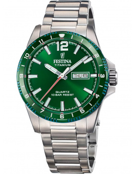 Festina F20698/3 Mens Watch Quartz Titanium 43mm 10ATM