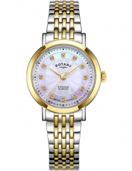 Rotary LB05421/41/D Windsor Ladies Watch 27mm 5ATM