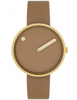 Picto 34002-4814G Cappuccino Brown 34mm 5ATM