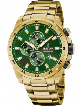 Festina F20541/3 Športové Chronograph Mens Watch 45mm 10ATM