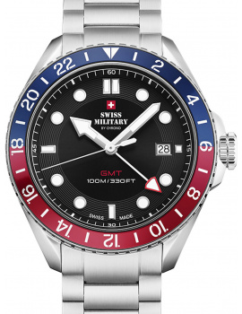 Swiss Military SM34095.01 Mens Watch 43mm 10ATM