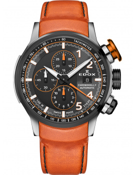 Edox 01129-TGNOCO-GNO Chronorally Automatic Mens Watch 45mm 10ATM