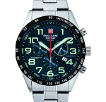 Swiss Alpine Military 7047.9135 Chronograph Mens Watch 45mm 10ATM