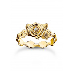 Thomas Sabo TR2482-414-39-56 Gold-plated Ring Roses Romance Ladies
