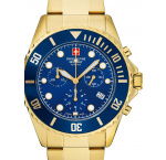 Swiss Alpine Military 7053.9115 Chronograph Mens Watch 42mm 10ATM