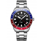 Rotary GB05108/30 Henley men`s watch GMT 42mm 10ATM