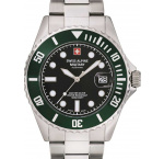 Swiss Alpine Military 7053.1133 Diver Mens Watch 42mm 10ATM