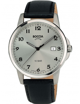 Boccia 3633-03 men`s watch titanium 40mm 10ATM
