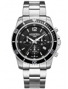 Roamer 862837 41 55 20 Mens Watch Nautic Chrono 100 Chronograph 43mm 10ATM