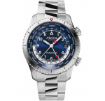 Alpina AL-255N4S26B Startimer Pilot Worldtimer Mens Watch 41mm 10ATM