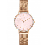 Daniel Wellington DW00100663 Ladies Watch Petite Lumine Bezel Melrose Pink 28mm 3ATM