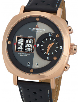 Jacques Lemans 1-2058C Lugano men`s 44mm 5ATM