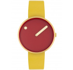 Picto 34097-6114G Unisex Cinnamon Red 34mm 5ATM