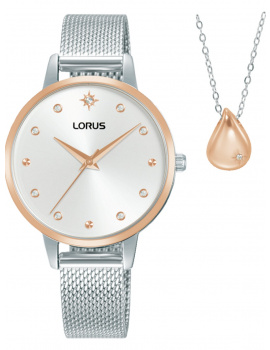 Lorus RG288XX9 Ladies Watch Set With Necklace 32mm