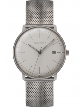 Junghans 59202246 Mens Watch Max Bill Mega Slnečný pohon 38mm 5ATM