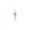 Thomas Sabo PE955-995-9 Gold-plated pendant w. rose-coloured ružové quartz crystal