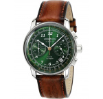 Zeppelin 7614-4 LZ126 Los Angeles Chronograph Mens Watch 43mm 5ATM