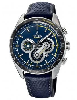 Festina F20202/2 Športové Chronograph Mens Watch 44mm 5 ATM