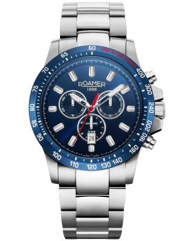 Roamer 861837 41 45 20 Mens Watch Rimini Chronograph 45mm 10ATM