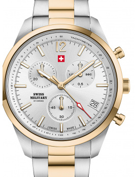 Swiss Military SM34097.05 Chronograph Mens Watch 42mm 5ATM