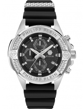 Philipp Plein PWWFA0125 Mens Watch The $kull Chrono 45mm 5ATM