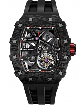 Tsar Bomba TB8209CF-01 Mens Watch Elementar Carbon Fiber Automatic 44mm 5ATM