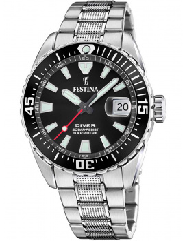 Festina F20669/3 Mens Watch Divers Watch 42mm 20ATM