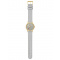 Mondaine A660.30314.80SBU Ladies Watch Classic Gray And Gold 36mm 3ATM