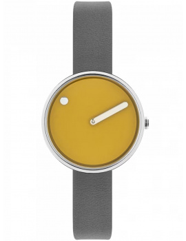 Picto 43353-6212S Ladies Watch Mustard Yellow 30mm 5ATM