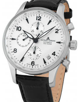 Jacques Lemans 1-1935E London automatic chronograph 44mm 10ATM