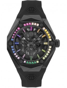 Philipp Plein PWPWA0524 Mens Watch The $kull Spikes 46mm 5ATM
