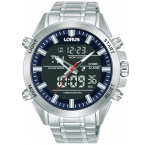 Lorus RW665AX9 Mens Watch Analog-Digital Budík Chronograph 45mm 10ATM