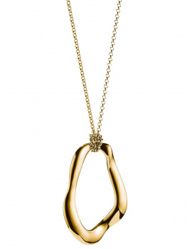 Thomas Sabo KE2319-413-39-L70 Necklace + Pendant Natural Beauty Gold-Plated Ladies