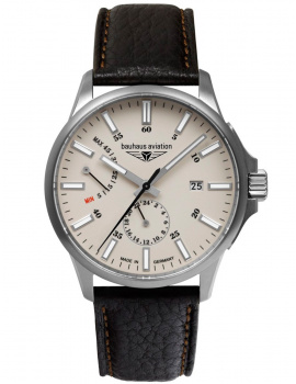 Bauhaus 2860-5 Mens Watch Aviation Automatic Titanium 42mm 10ATM